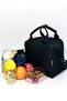 Food Bag, Thermal Thermal Insulated, Feeding, Food Carrying Bag Black - 3
