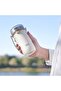 Soulmate Tumbler Vacuum Stainless Steel Silicone Strap 550ml White - 2