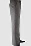 Men's Classic Cut Gray Fabric Pants - 2