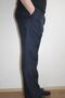Men's Navy Blue Classic Cut Fabric Pants - 2