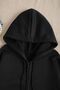 Unisex Women Men Hooded Zipper Sweatshirt Fleece Jacket - 3