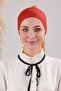 Magic Adhesive Non-Slip Bandana Sports Cap Brick Red - 3