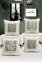 Art Series Double Sided Digital Printed 4-Piece Throw Pillow Case Set (Art Cover Set)