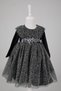 Patterned Tulle Baby Girl's Evening Dress Holiday Dress 13892 - 5