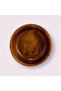 Natural Acacia Round 4-Piece Snack Bowl & Jam Bowl 10 cm - 2