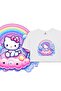 Hello Kitty Pattern Crop T-Shirt