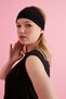 Wide Hair Bandana - Black Women's Bandana Hair Bandana Sweat Absorbing Headband Combed Cotton Sweat Absorbing - 4