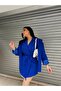 Tie-Detail Oversized Blazer Jacket - 2