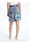 LCWAIKIKI Classic Patterned Women's Shorts - Elastic Waist - 5