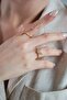 Set of 2 Zircon Stone Butterfly and Elegant Rings - 2