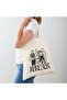 Maneskin Rock Printed Raw Cloth Shoulder Bag