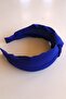 Light navy blue twist women's hair band crown - 3