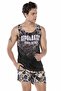 Cuk244 Yellow Patterned Swim Shorts Athlete Set