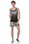 Cuk244 Yellow Patterned Swim Shorts Athlete Set - 2