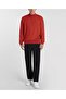 Men's Red Men's Knitted Sweater C.w.wool