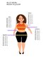 Women's Thin Striped Double Breasted Plus Size Shirt - 6