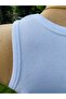 Beyaz Halter Yaka Crop - 4