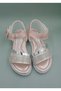 Owwox Kids, Girl, Powder, Stone Detailed Sandals - 3