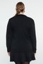 Black Chain Detailed Pocket V-Neck Knitwear Cardigan Tbbaw25Av00001 - 5