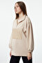 Light Beige Brode Sweatshirt with Pocket Detail Tctaw25Uk00000 - 2