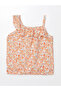 Floral Girl's Crop Blouse