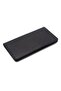 Black floater portfolio leather wallet 11055a41