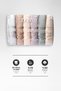 Bamboo Hand and Face Towel Set Multiple Colors 6-Piece Towel Set - with Bag - 50X90 - 3