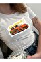 Y2k White Powerpuff Girls Printed Crop Body