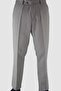 Men's Classic Cut Gray Fabric Pants
