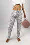 Women's Pajama Bottoms Pink Panda with Ribbon - 6