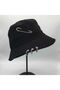 Brooch Ring Bucket Hat Men Women Sun Hat Fashion Stylish Fisherman Cap - 5