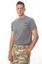 Gray Colored Short Sleeve Air Force - 100% Cotton, Organic Quality Officer and Petty Officer Rank Undershirt - 4