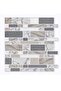 Tile Textured Tiles Wallpaper Removable Waterproof Home and Room Decoration Paper 4Pcs 30X30 - 4