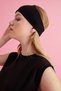 Wide Hair Bandana - Black Women's Bandana Hair Bandana Sweat Absorbing Headband Combed Cotton Sweat Absorbing