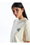 LCW Modest Crew Neck Printed Short-Sleeve Women's T-Shirt - 2