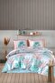 4 Seasons Quilted Duvet Cover Set - Clasy Single, Sone Mint
