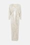 Maxi Size Sequin Cross Front Dress - 4