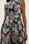Jacquard Belted Midi Dress - Trim Detail BCC01015 - 2