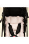 Muslin Baby Stroller Cushion - Baby Pink Muslin - 4