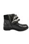 Men's Black Leather Bound Side Zipper Boots - 2