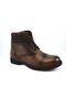 Men's Tan Leather Bound Side Zipper Boots
