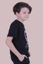 Colorful Printed Crescent and Star, Ataturk Patterned Short Sleeve T-Shirt - 4