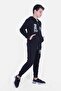 Zipper Closure Regular Boys' Tracksuit Set with Print Detail - 2