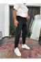 Scuba Fabric Asymmetrical Cut Detailed Boyfriend Fit Sweatpants - 3