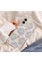 iPhone 11 Blue Flowers Clear Case - 5