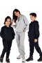 Buseyiz 3-Piece Hooded Kangaroo Pocket Unisex Children's Top and Bottom Tracksuit Set