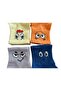 8 Pairs of Seamless Emoji Children's Socks - 2