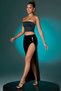 Gardıroza Lined Deep Slit Maxi Sequined Skirt, Maxi Skirt, Long Skirt, Sequined Skirt, Evening Dress Skirt - 7