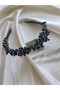Mira Henna Crown, Engagement Accessory, Crystal Beaded Crown