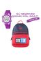 Benetton Large Capacity Children's School Bag with Free Children's Watch (B.NT.03790)